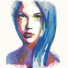 Blue Thoughts Ein Projekt aus dem Bereich Bildende Künste und Traditionelle Illustration von Mentiradeloro Esther Cuesta - 22.11.2014