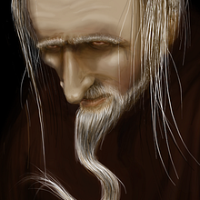 anciano. Traditional illustration project by cristian mendoza - 11.22.2014