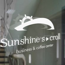 Sunshine Scroll. Business & Coffee Center. Een project van Grafisch ontwerp van Horeca Design Store - 01.07.2014