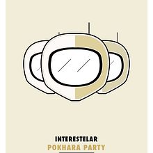 Interstelar Pokhara party. Graphic Design, Traditional illustration, and Design project by Sr Bermudez - 11.27.2014