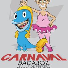Cartel carnaval Badajoz 2015. Projekt z dziedziny Design, Projektowanie postaci, Projektowanie graficzne, Trad, c i jna ilustracja użytkownika Pablo Fernandez Diez - 02.12.2014