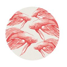 Pink and fish. Un progetto di Belle arti, Direzione artistica, Design e Illustrazione tradizionale di Ana Santos - 02.12.2014