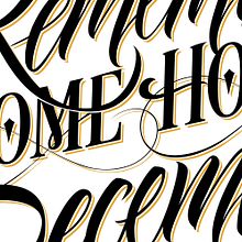 Calendario Ajúa 2015. Een project van Kalligrafie y Grafisch ontwerp van Victor Kams - 02.12.2014