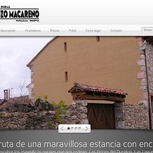 Casa Rural Pozo Macareno. Projekt z dziedziny Tworzenie stron internetow, ch i Projektowanie graficzne użytkownika Javier Moreno Santa Engracia - 13.06.2014