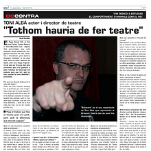 DOreus_DOcontra. Cop, and writing project by Jordi Sardiña Alemany - 12.03.2014