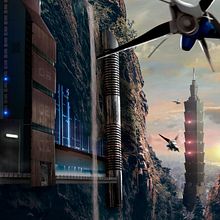 Matte painting - Cliff. Photo Retouching project by David Nieto Rojas - 01.03.2018