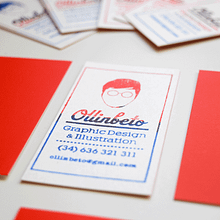 Tarjetas personales handmade (serigrafía artesanal). Un proyecto de Br, ing e Identidad, Diseño gráfico e Ilustración tradicional de Roberto Rodríguez - 05.12.2014