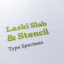 Laski Slab & Stencil. Especimen. Un progetto di Design e Tipografia di Paula Mastrangelo - 07.09.2014