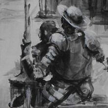 Alcalá de Henares,Certamen de pintura rápida. Premio Votación Popular.. Painting project by Pedro González López - 10.05.2014