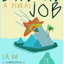 Cartel "Give a plural job" para Meteorrito. Graphic Design project by Jesús Massó - 03.31.2013