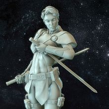 Bianca, Fallen Frontiers Hero. Un proyecto de 3D, Diseño de personajes y Escultura de David Fernández Barruz - 10.12.2014