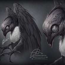 Blind Bird concept. Character Design, and Traditional illustration project by Martin Mariano Hernandez Tena - 12.10.2014
