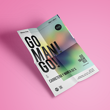 Go man! go! concierto en Maraca Club. Un progetto di Br, ing, Br, identit, Direzione artistica e Graphic design di blarestudio | The Hacienda must be built - 19.11.2014