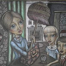 Mary Poppins. Traditional illustration project by Soraya Fernandez Albarral - 12.13.2014