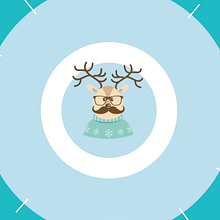 Hipster Holidays. Motion Graphics project by Raquel Enriquez - 12.14.2014
