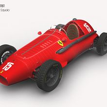 Ferrari Squalo 3d Model. Projekt z dziedziny 3D, Projektowanie motor, zac, jne, Trad, c i jna ilustracja użytkownika Enrique Matías Gómez - 14.12.2014