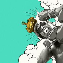 KING GILETTE. Design, Graphic Design, and Traditional illustration project by Alberto Ojeda - 12.14.2014