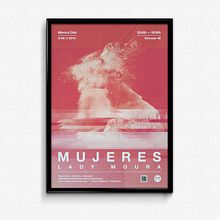 Mujeres + Lady Moura @ Maraca Club. Un progetto di Br, ing, Br, identit, Direzione artistica e Graphic design di blarestudio | The Hacienda must be built - 15.10.2014
