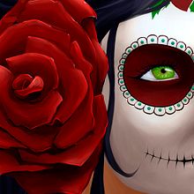 Catrina. Un proyecto de Diseño, Diseño gráfico e Ilustración tradicional de Alejandra Salas Burgos - 15.12.2014