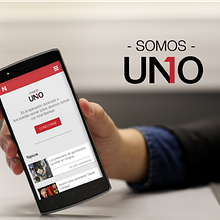 Somos Uno. Un proyecto de Desarrollo Web, Diseño y Multimedia de Matías - 16.12.2014