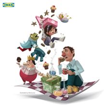 La Otra Navidad. Campaña Ikea'14  GANADORA DEL PREMIO "El Chupete" (2015) premios Cine-TV y página web.. Projekt z dziedziny Trad, c i jna ilustracja użytkownika Montse Casas Surós - 09.12.2014