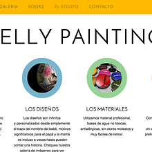 Belly Painting. Web Development, and Web Design project by Manuel Angel Garcia Gomez - 12.16.2014