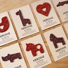 Personal cards. Br, ing & Identit project by Heroine Studio - 12.17.2014