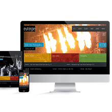 Demo Euterpe - Realización de un sitio Demo para grupos de música. Een project van  Webdevelopment van Cristina Bustelo Fernández - 17.12.2014