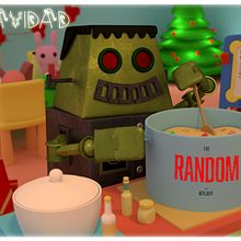 Merry Christmas. 3D, Animation, Br, ing, Identit, and Character Design project by Random Atelier - 12.18.2014