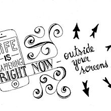 ¡Vivamos fuera de ellas! . Animație, Caligrafie și Design grafic de Delfina Majul - 12.18.2014