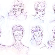 Gestos, creando nuevo personaje. Een project van Ontwerp van personages van Inma AG - 19.12.2014