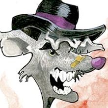 Gansta Rat. Projekt z dziedziny Trad, c i jna ilustracja użytkownika Jaime Lopez Boyero - 21.12.2014