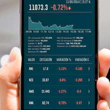 Cinco Días Android. Programming, Art Direction, Design, Graphic Design, and UX / UI project by Fourandgo Mobile - 12.21.2014