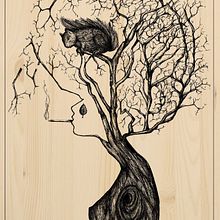 Ink drawing. Un progetto di Illustrazione tradizionale di Sandra Allen - 22.12.2014