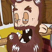 Lumberjack. Art Direction, Design, and Traditional illustration project by Rubén Martín Fernández - 12.29.2014