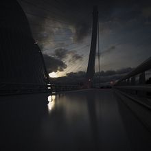 Puente de l'Assut de l'Or - Valencia. Un progetto di 3D, Architettura e Design di RUBEN VIVO ROMAN - 30.12.2014