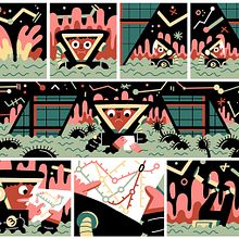 LA CIUDAD EN VIÑETAS. Comic, and Traditional illustration project by Juan Díaz-Faes - 01.01.2015
