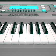 CASIO WK-3000 Keyboard. Un progetto di 3D di Juan Ródenas Domercq - 09.11.2014