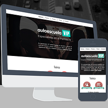 Autoescuela VIP - Responsive Web Design. Un proyecto de Diseño Web y UX / UI de Laura Belore - 01.01.2015