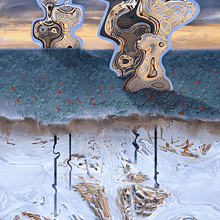Excremento fósil (2014). Fine Arts, Graphic Design, and Painting project by Chicote CFC - "Simbiosismo / Symbiotic Art - 01.02.2015