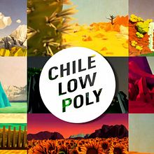 Chile Low Poly. Motion Graphics project by José Miguel Infante - 01.03.2015