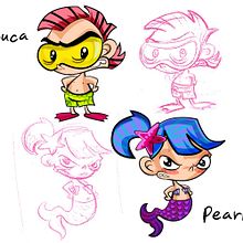 Character design: Concept & Final Art. Un proyecto de Diseño de personajes e Ilustración tradicional de Jorge de Juan - 04.08.2014
