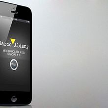 Marco Aldany App. Un progetto di Web development, Web design e UX / UI di Ms. Barrons - 04.01.2015