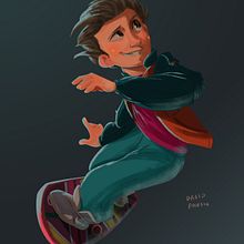 Regreso al futuro. Een project van Film, video en televisie,  Ontwerp, Ontwerp van personages y Traditionele illustratie van David Pavón Benítez - 04.01.2015