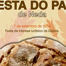 Concurso "Festa do pan de Neda 2014". Een project van  Ontwerp, Grafisch ontwerp y Traditionele illustratie van Ana Mouriño - 09.09.2014