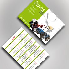 Tarjetas Visita "Trabajos forestales y agrícolas". Een project van  Ontwerp van Ana Mouriño - 04.01.2015