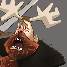 Vikings. Illustration. Animation, Character Design, and Traditional illustration project by Paloma G - 01.06.2015