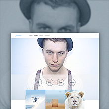 Joan Theme / Um conceito web . Design gráfico, Web Design, e UX / UI projeto de Kike Escalante - 06.01.2015