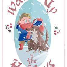 Set de tarjetas navideñas 2014. Traditional illustration project by Carlos Méndez Tello - 12.21.2014