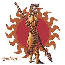 A Collab of Ice & Fire. Traditional illustration project by Carlos Méndez Tello - 06.14.2014